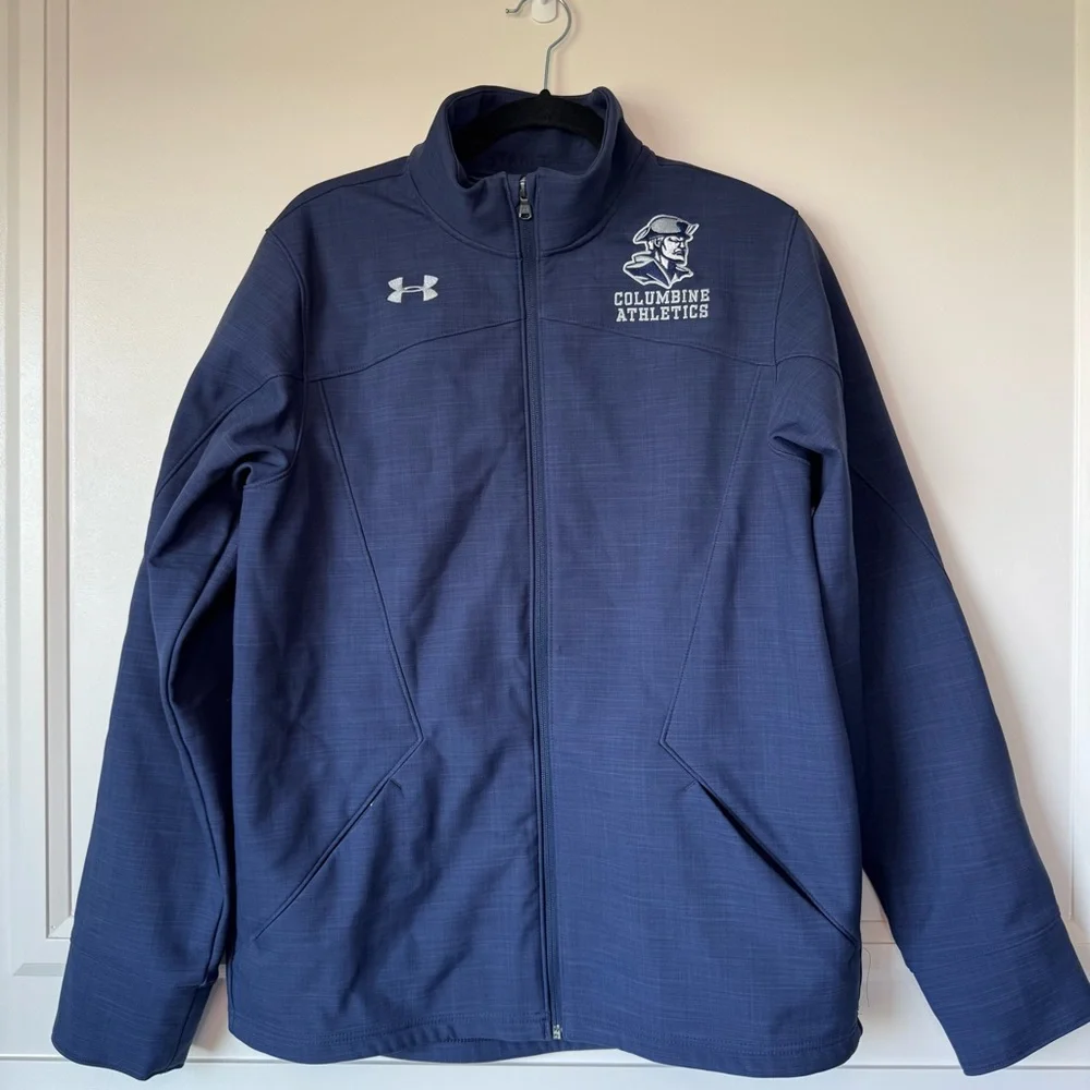 Under Armour Barrage Soft Shell‎ Infrared Jacket Academy Blue Men's Size Medium